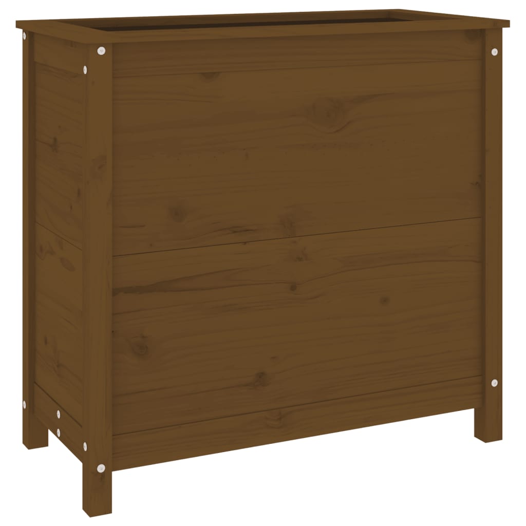 VIDAXL -Planungsbox 82.5x40x78 cm Festkiefer Honigbraun