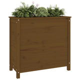 VIDAXL -Planungsbox 82.5x40x78 cm Festkiefer Honigbraun