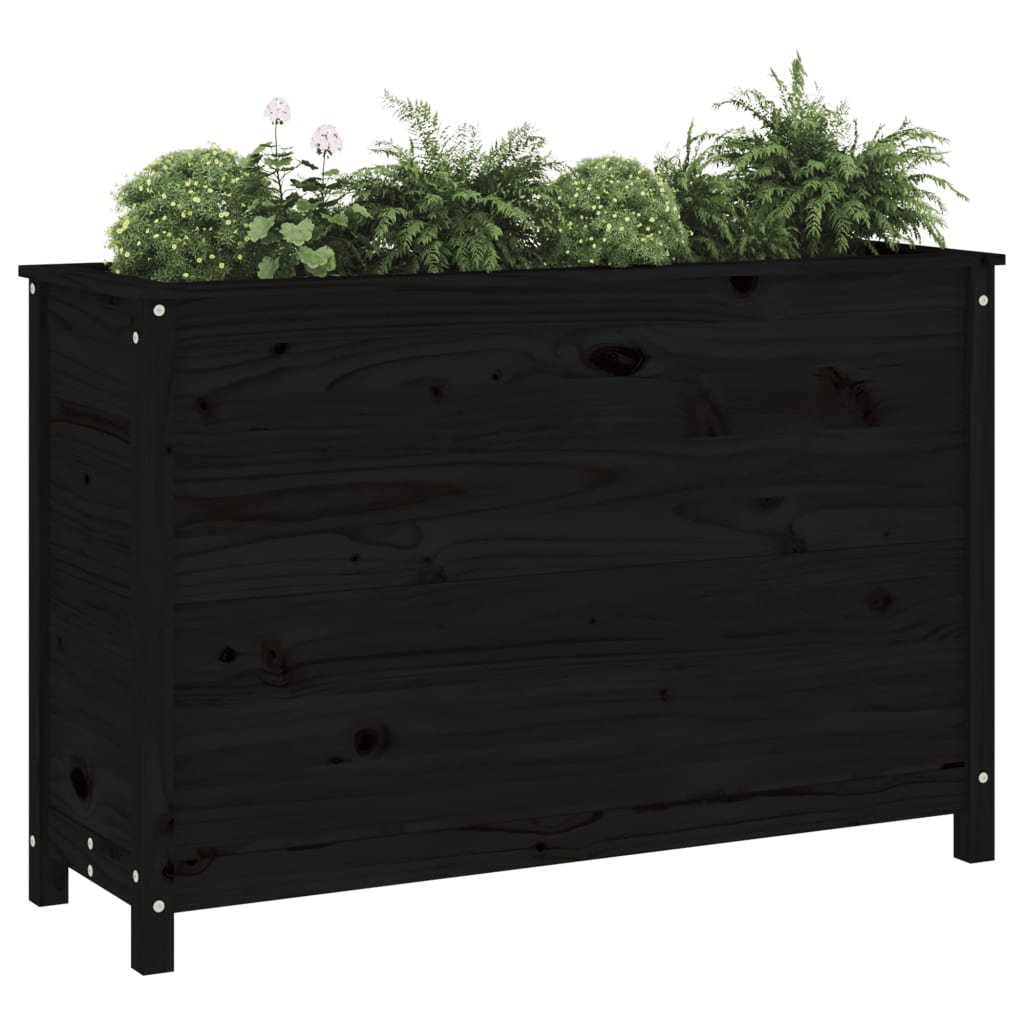 Vidaxl Planter recaudó 119.5x40x78 cm de pino sólido
