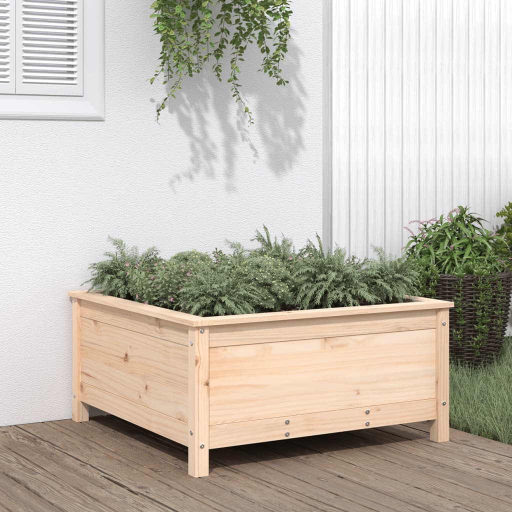 VIDAXL -Planungsbox 82.5x82.5x39 cm Festkiefer