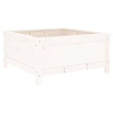 VidaXL Planning box 82.5x82.5x39 cm Solid pine white