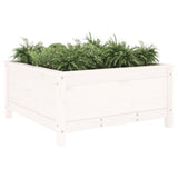 VidaXL Planning box 82.5x82.5x39 cm Solid pine white