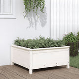 VidaXL Planning box 82.5x82.5x39 cm Solid pine white