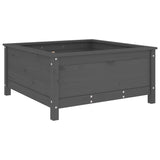 Boîte de planification Vidaxl 82.5x82.5x39 cm Green en pin massif