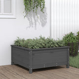 Boîte de planification Vidaxl 82.5x82.5x39 cm Green en pin massif