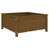 VidaXL Planning box 82.5x82.5x39 cm Solid pine honey brown