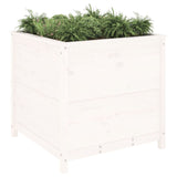 VidaXL Planning box 82.5x82.5x78 cm Solid pine white