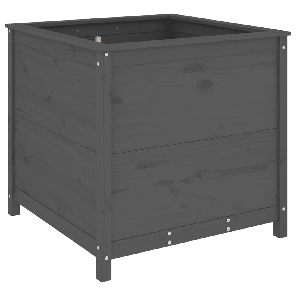 Vidaxl Planning Box 82.5x82.5x78 cm Solid Pine Grey