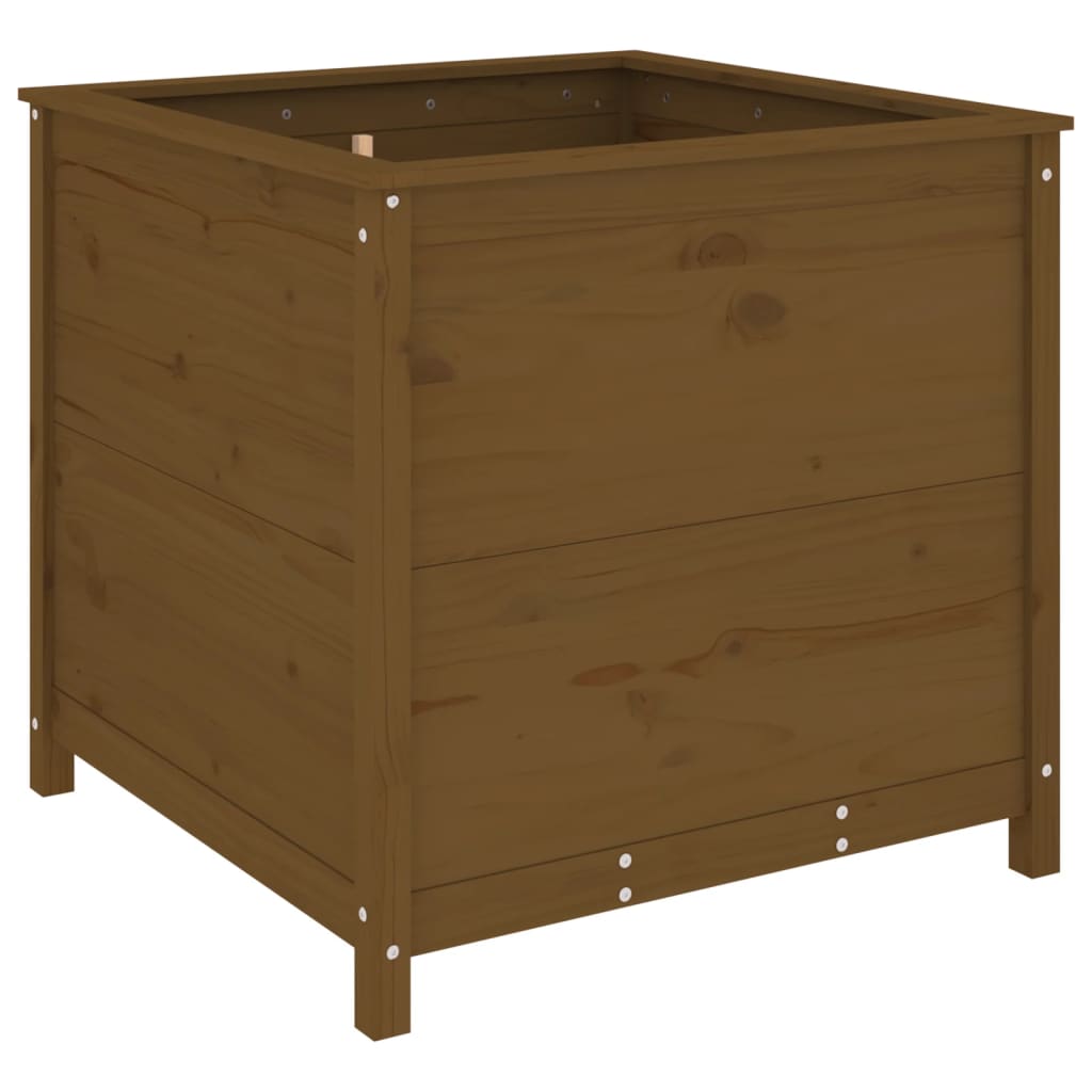 Vidaxl Planning box 82.5x82.5x78 cm solid pine honey brown