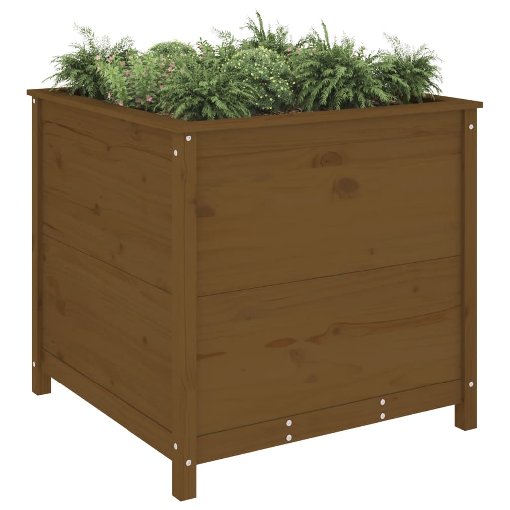 Vidaxl Planning box 82.5x82.5x78 cm solid pine honey brown