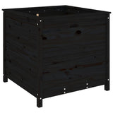 VIDAXL -Planungsbox 82.5x82.5x78 cm Festkiefer schwarz