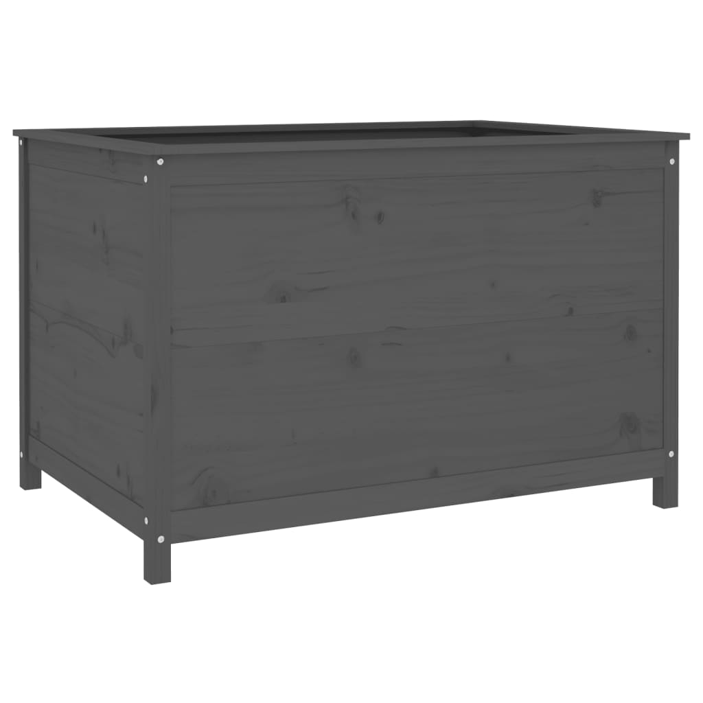 VIDAXL -Pflanzer erhöht 119,5 x 82,5 x 78 cm Festkieferngrau grau grau