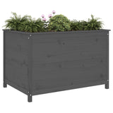 VIDAXL -Pflanzer erhöht 119,5 x 82,5 x 78 cm Festkieferngrau grau grau
