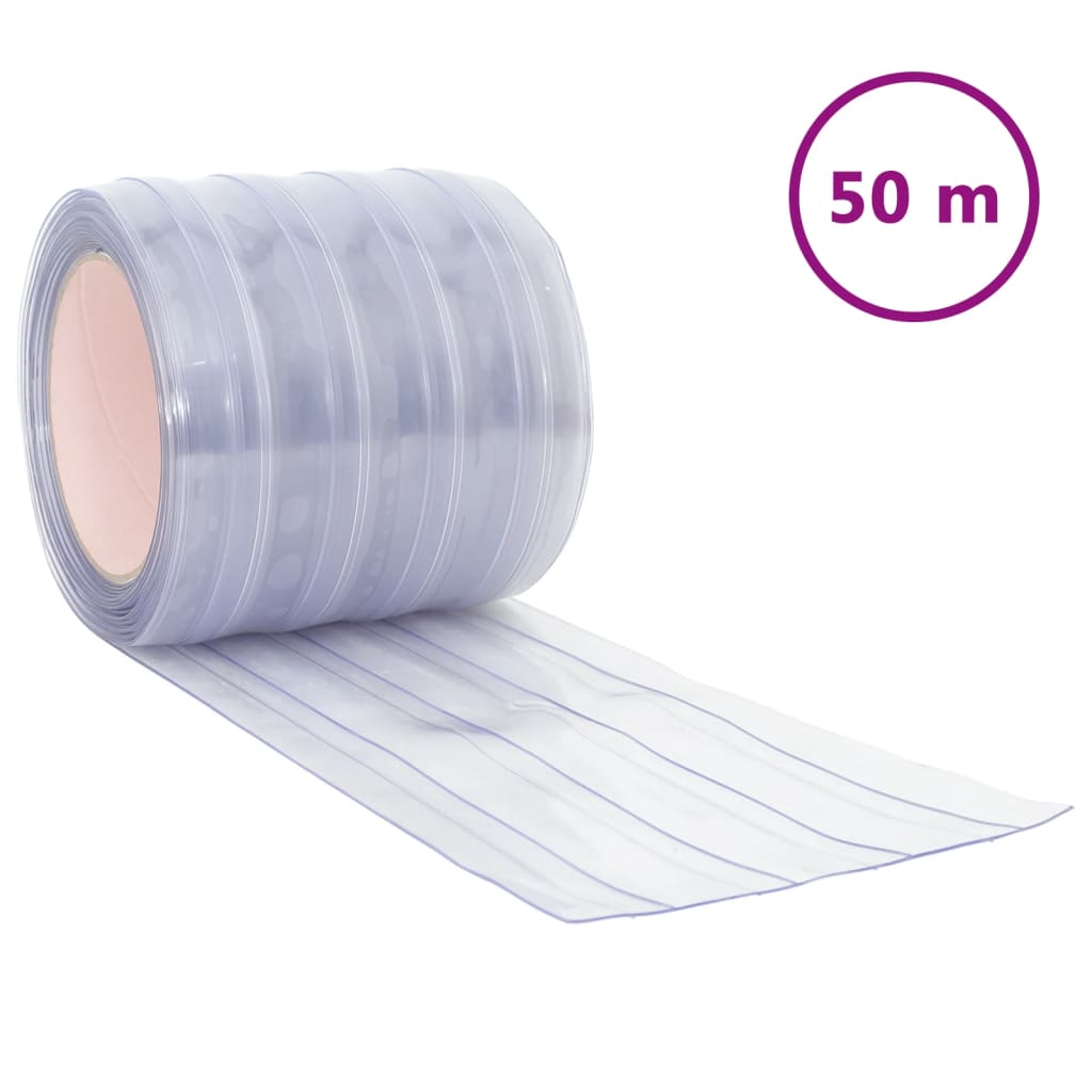 Vidaxl Deurgoordijn 200x1.6 mm 50 m PVC Transparente