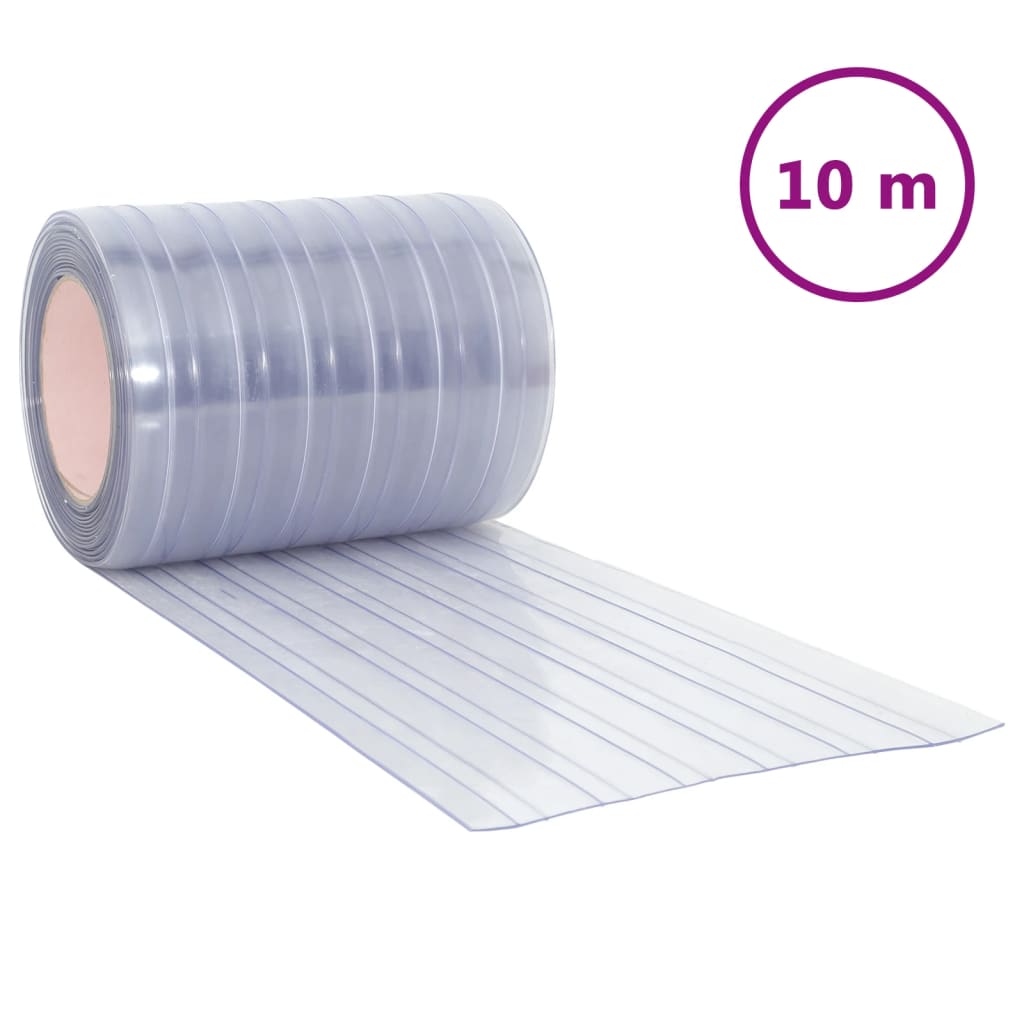 VidaXL door curtain 300x2.6 mm 10 m PVC Transparent