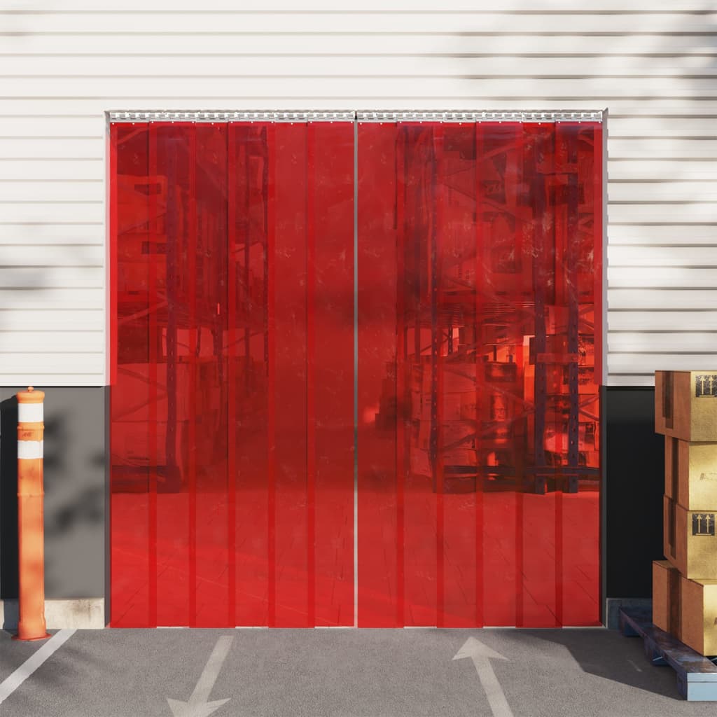Vidaxl Deurboordijn 200x1.6 mm 10 m PVC Red