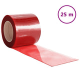 VidaXL Deurgoordijn 200x1.6 mm 25 m PVC Red