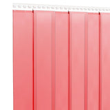 VidaXL Deurboordijn 200x1.6 mm 50 m PVC Red