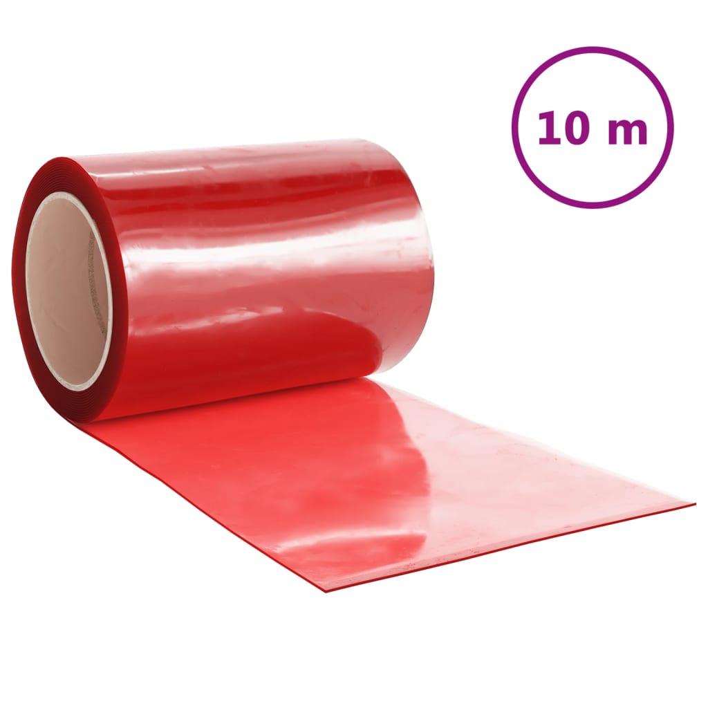 VidaXL door curtain 300x2.6 mm 10 m PVC Red