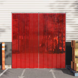VidaXL door curtain 300x2.6 mm 10 m PVC Red