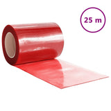 VidaXL door curtain 300x2.6 mm 25 m PVC Red