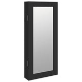 Vidaxl jewelry cupboard with mirror wall -mounted 30x8.5x67 cm black