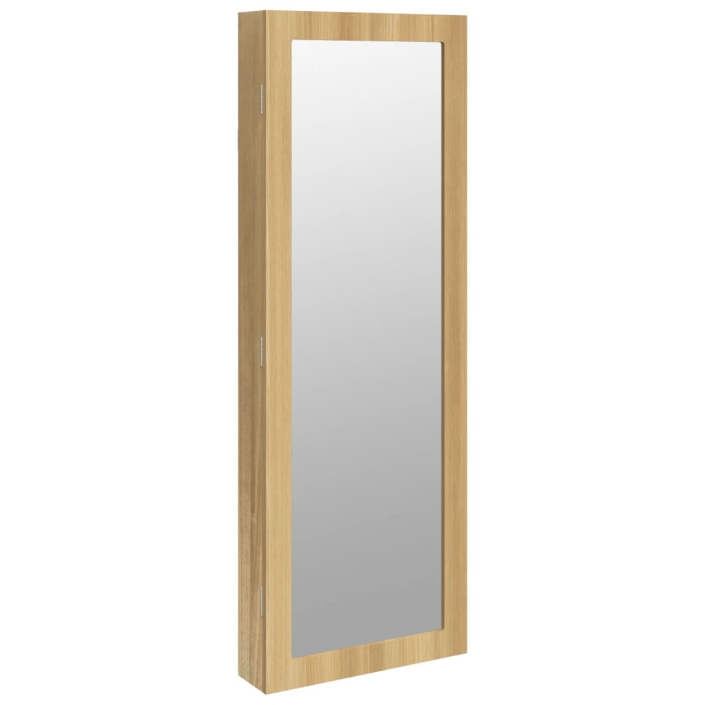 VIDAXL -Schmuckschrank mit Spiegelwand -montiert 37,5 x 10 x 106 cm