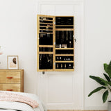 VIDAXL -Schmuckschrank mit Spiegelwand -montiert 37,5 x 10 x 106 cm