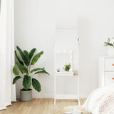 Vidaxl jewelry cupboard with mirror detached 42x38x152 cm white
