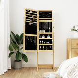 Vidaxl jewelry cupboard with mirror detached 42x38x152 cm