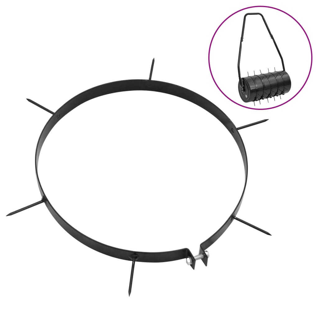 Vidaxl Aeration Clamps 5 st with spikes Ø 30 cm iron