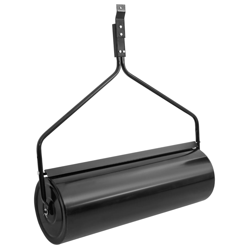 VidaXL Gazonroller 63 L Iron Black