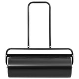 VidaXL Gazonroller with handle 63 l iron and steel black