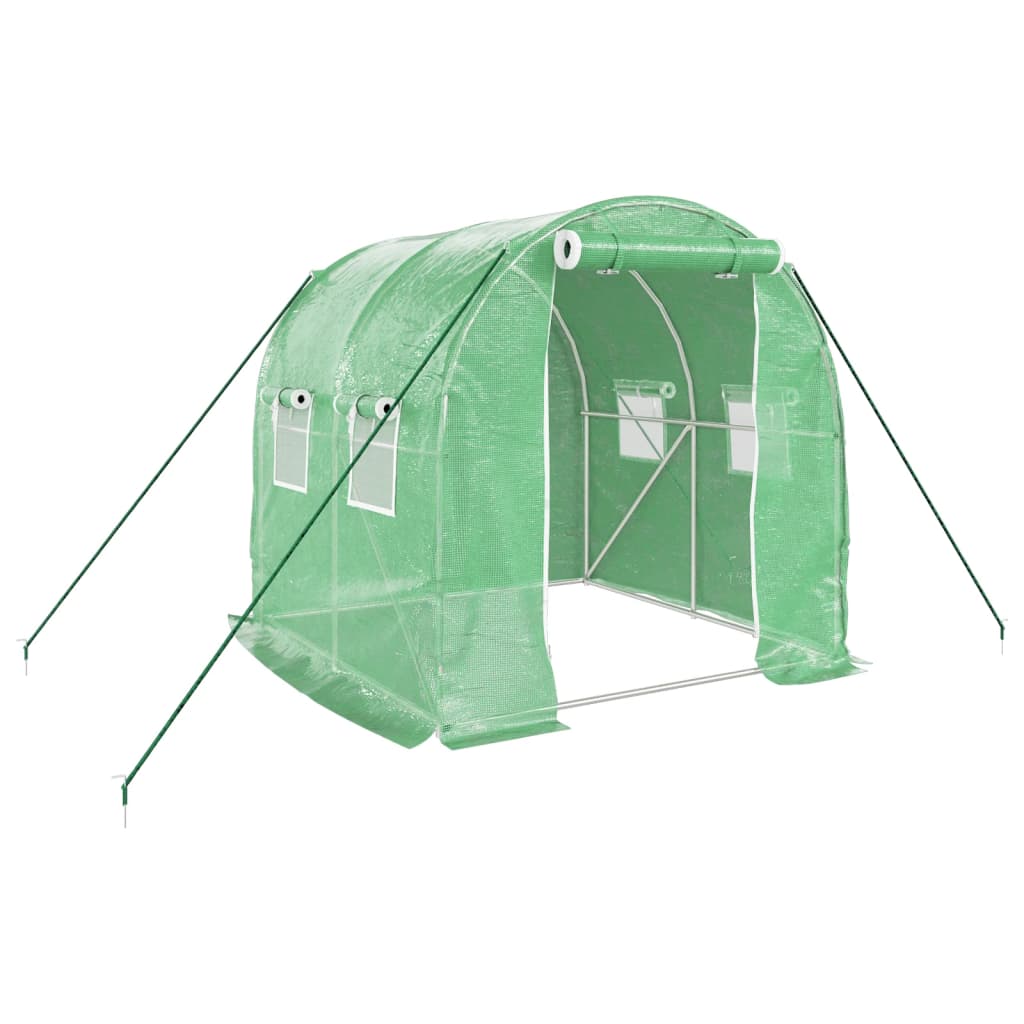 Vidaxl Tuinkas mit Stahlrahmen 4 m² 2x2x2 m