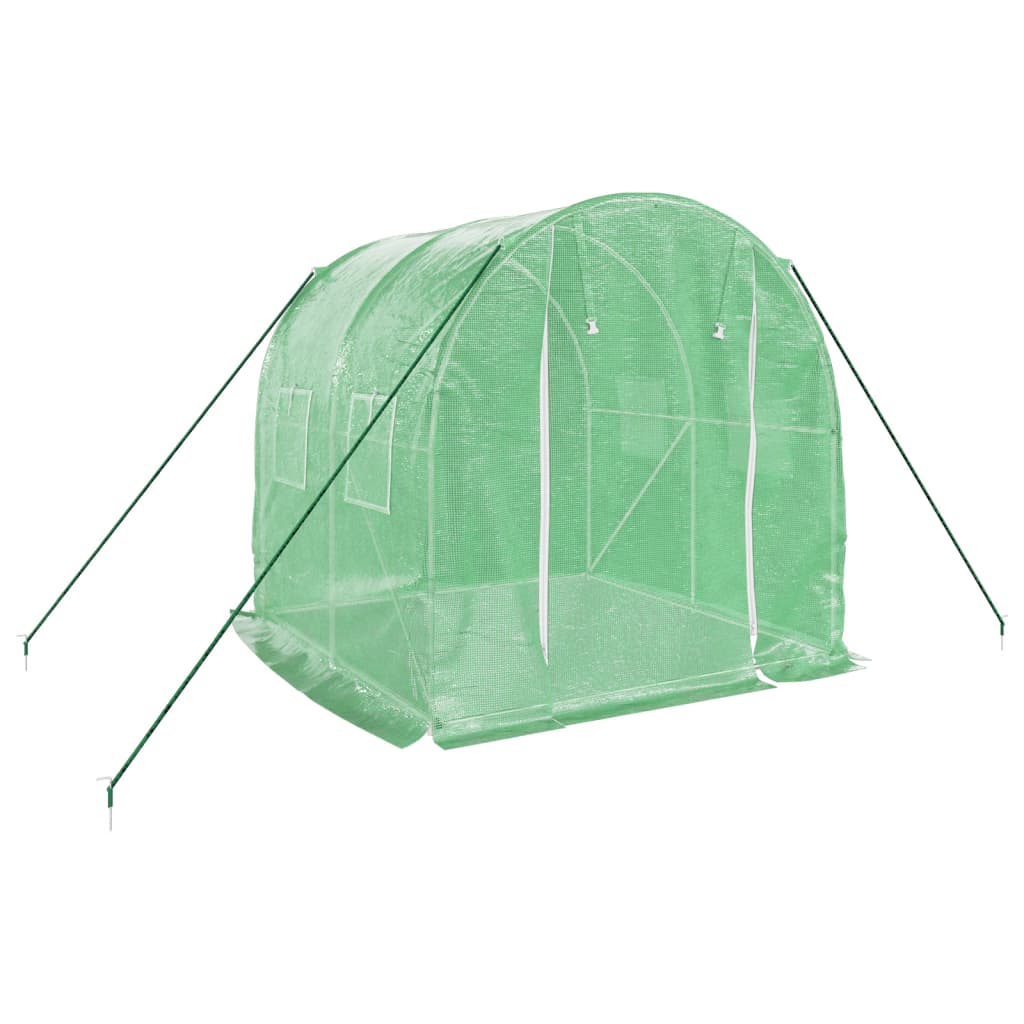 Vidaxl Tuinkas mit Stahlrahmen 4 m² 2x2x2 m