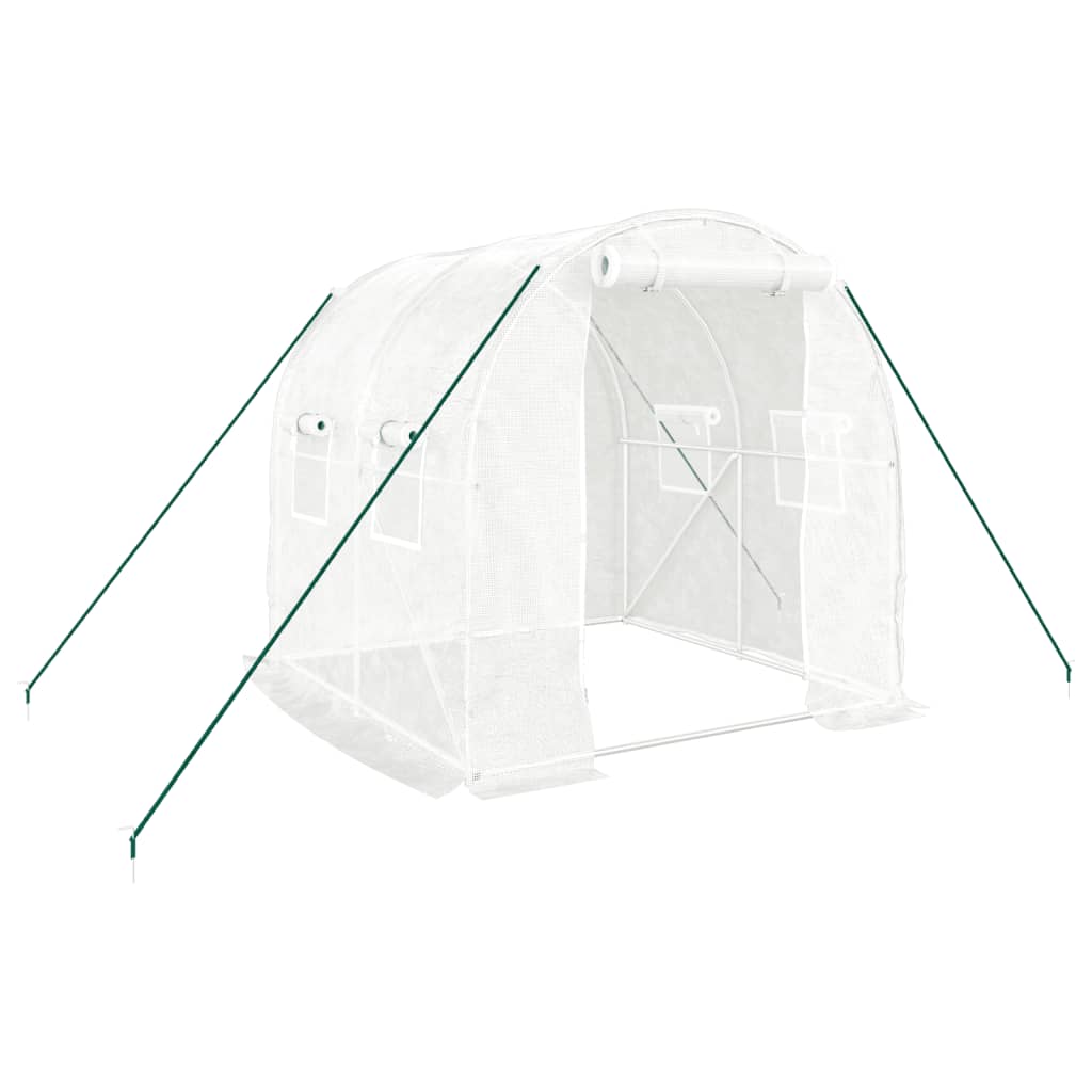VidaXL TUINKAS with steel frame 4 m² 2x2x2 m
