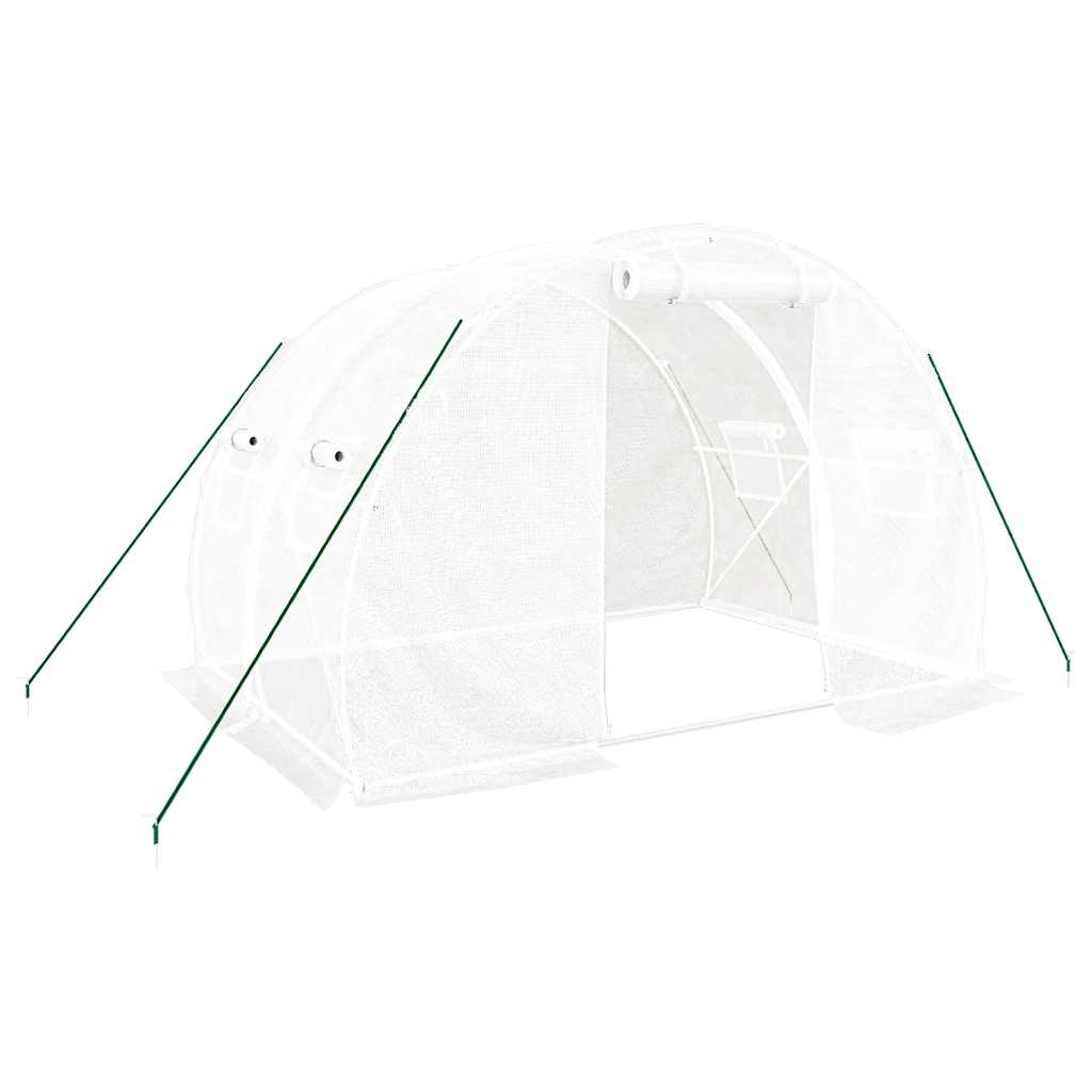VidaXL TUINKAS with steel frame 6 m² 3x2x2 m