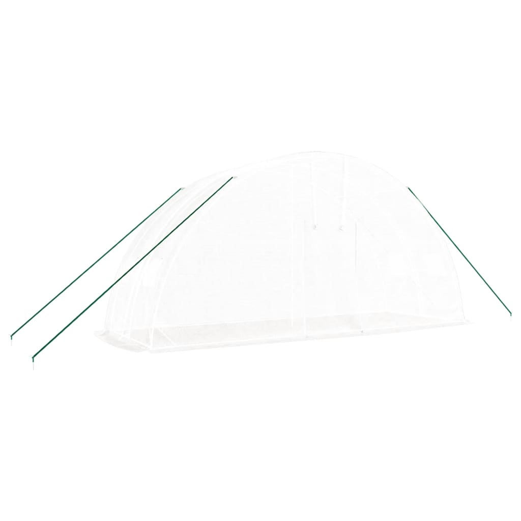 Vidaxl Tuinkas con marco de acero 12 m² 6x2x2.85 m