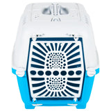 Vidaxl Travel Basket 55x36x36 cm polipropeno branco e azul