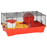 Vidaxl Hamsterkooi 58x32x36 cm Polypropene and Metal Red