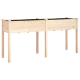 VIDAXL -Pflanzer mit Auskleidung 161x45x76 cm Festkieferholz