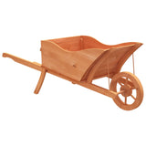 Vidaxl Planter WheelBarrow 128x45,5x43 cm pevné borovice
