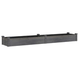 Vidaxl fioriera sollevata con fodera 240x45x25 cm pino -wood