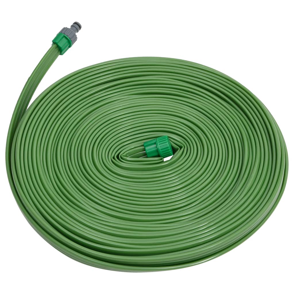Vidaxl razpršilec 3 cevi PVC 7,5 m zelena