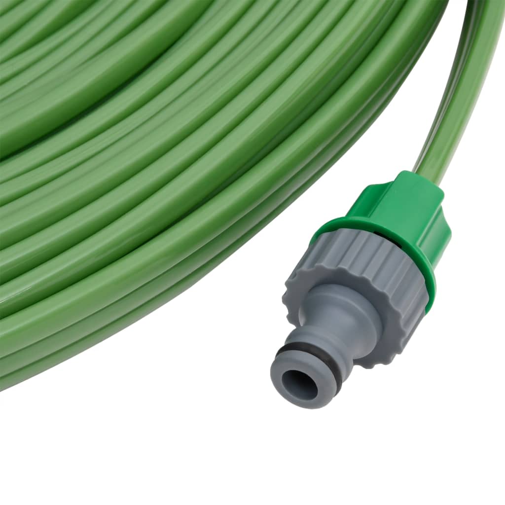 Vidaxl razpršilec 3 cevi PVC 7,5 m zelena