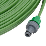 Vidaxl razpršilec 3 cevi PVC 7,5 m zelena