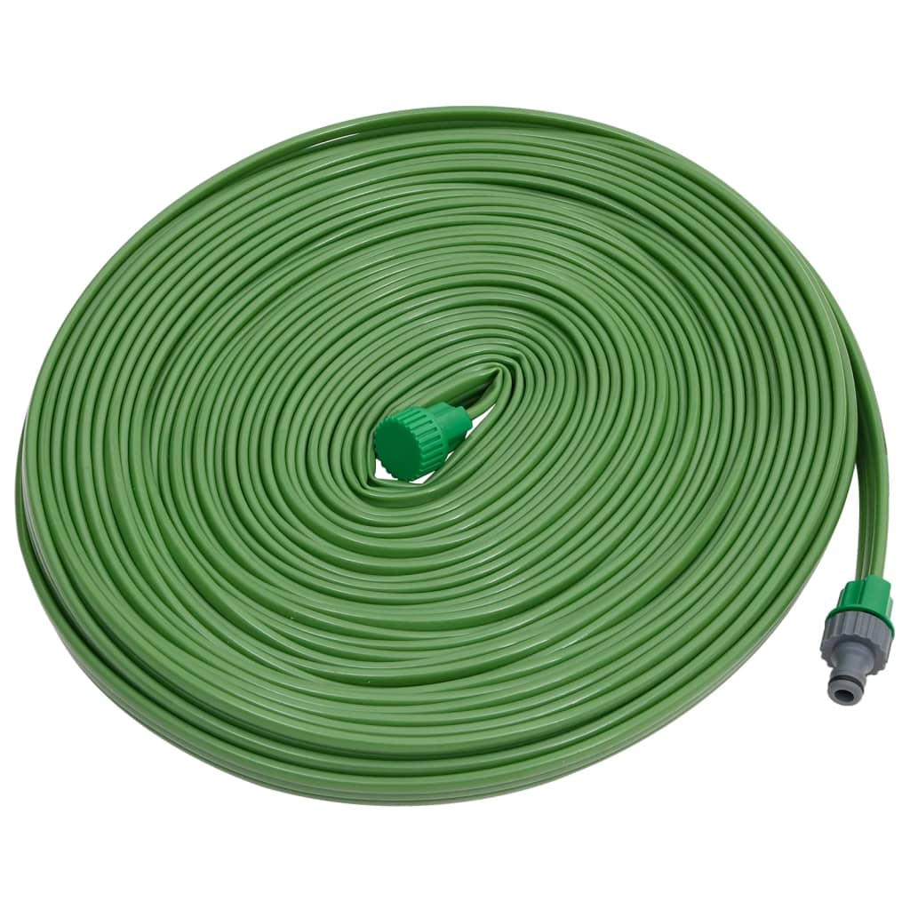 Spruzzatore Vidaxl PVC a 3 tubi 15 m Verde