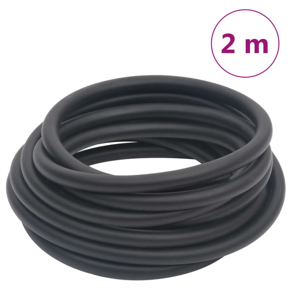 Vidaxl Air Slose Hybrid 0,6 '' 2 m gummi og PVC sort