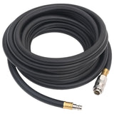 Vidaxl Hose Air Hose Hybrid 0.6 '' 5 m in gomma e PVC nero