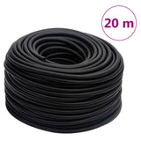 Vidaxl Hose Air Hose Hybrid 0.6 '' 20 m in gomma e PVC nero